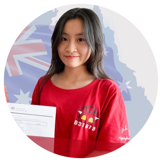 Nguyễn Thùy Linh - Year 11 ( Thai Phien High School -2018), Foundation Studies (UST Insearch - 2019), Bachelor of Business (University of Technology Sydney - 2020).