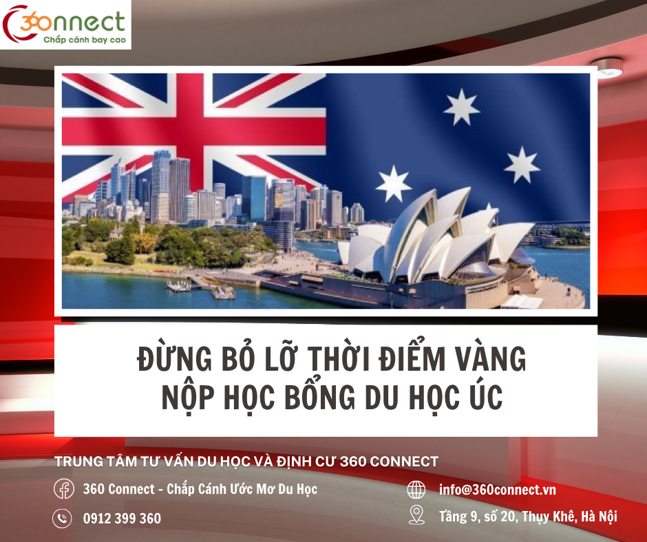 THỜI ĐIỂM VÀNG ĐỂ ĐI DU HỌC ÚC