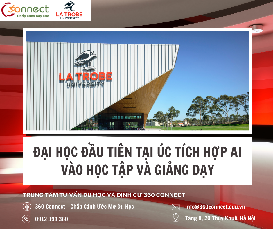 ĐẠI HỌC LA TROBE – ĐẠI HỌC ĐẦU TIÊN TÍCH HỢP AI