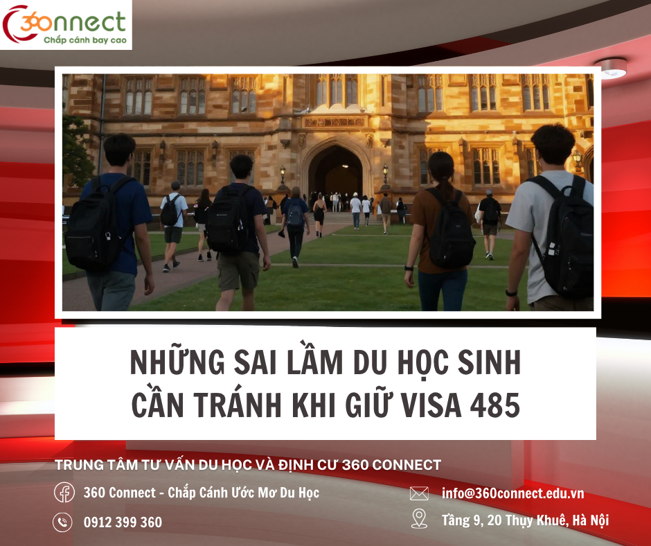 DU HỌC SINH ÚC GIỮ VISA 485 CẦN TRÁNH SAI LẦM GÌ ĐỂ TỐI ƯU HÓA CON ĐƯỜNG ĐỊNH CƯ?