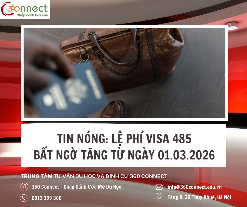 TIN NÓNG: LỆ PHÍ VISA 485 TĂNG BẤT NGỜ TỪ NGÀY 01.03.2026