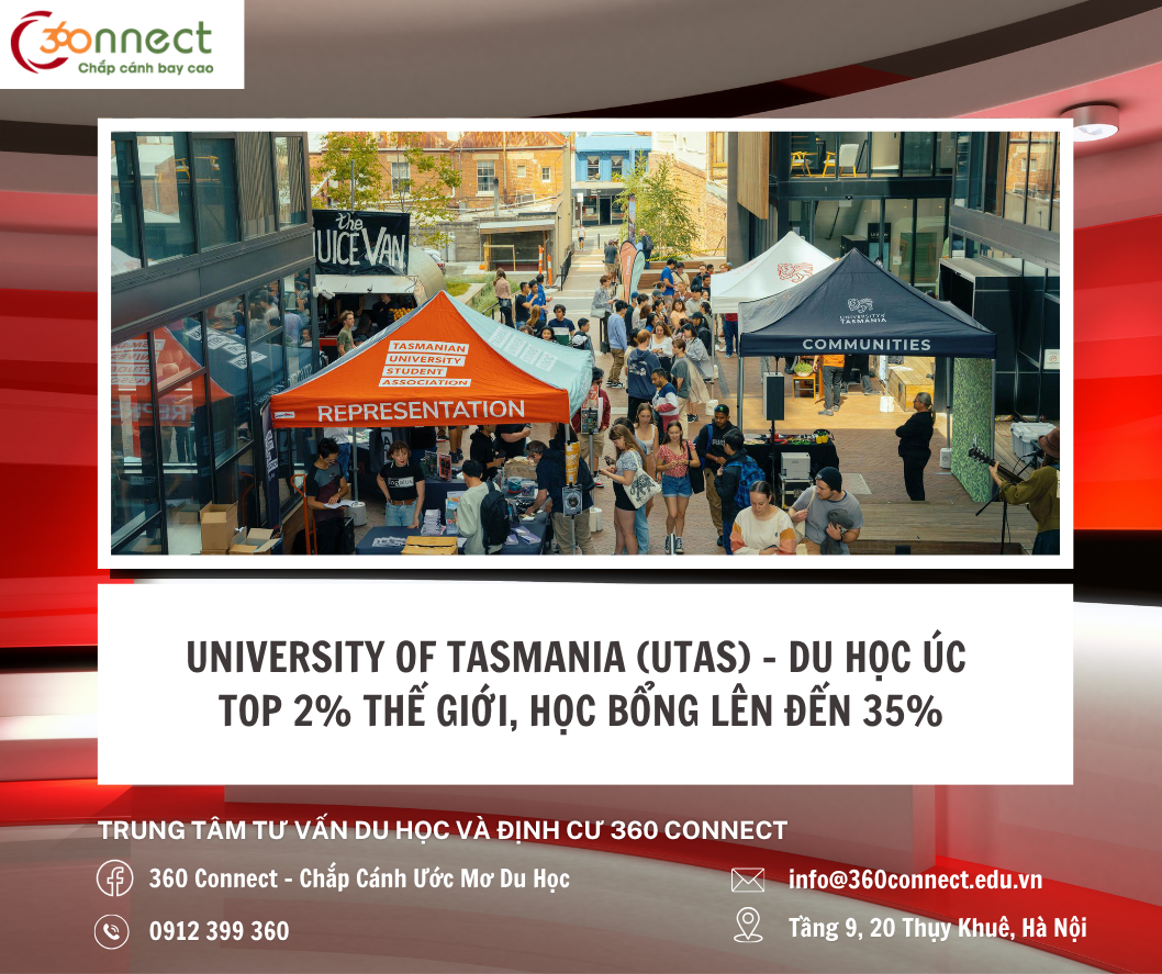 DU HỌC ÚC UNIVERSITY OF TASMANIA (UTAS) – HỌC BỔNG LÊN TỚI 35%