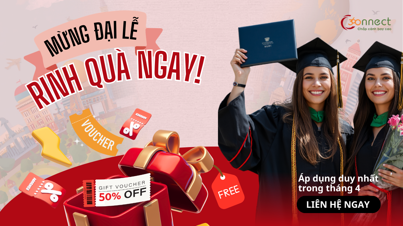 THÁNG 4 BÙNG NỔ ƯU ĐÃI DU HỌC – SĂN QUÀ NGAY HÔM NAY!