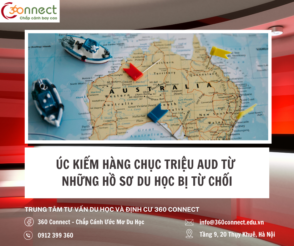 ÚC KIẾM HÀNG CHỤC TRIỆU AUD TỪ HỒ SƠ DU HỌC BỊ ĐÁNH TRƯỢT