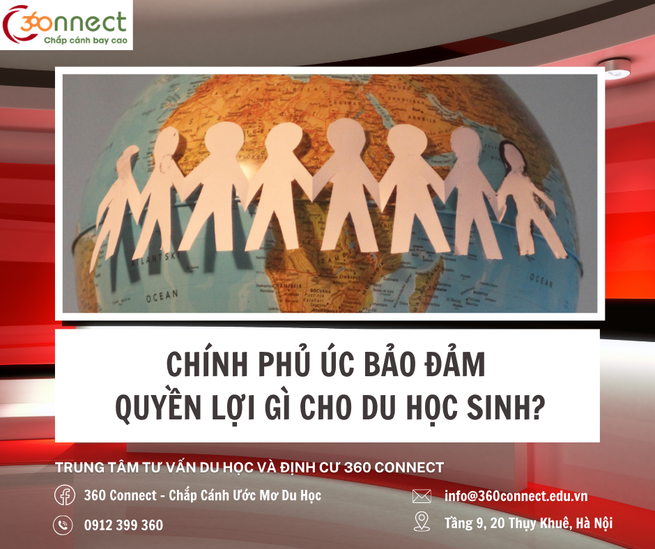 QUYỀN LỢI DU HỌC SINH ÚC NHẬN ĐƯỢC TỪ CHÍNH PHỦ 