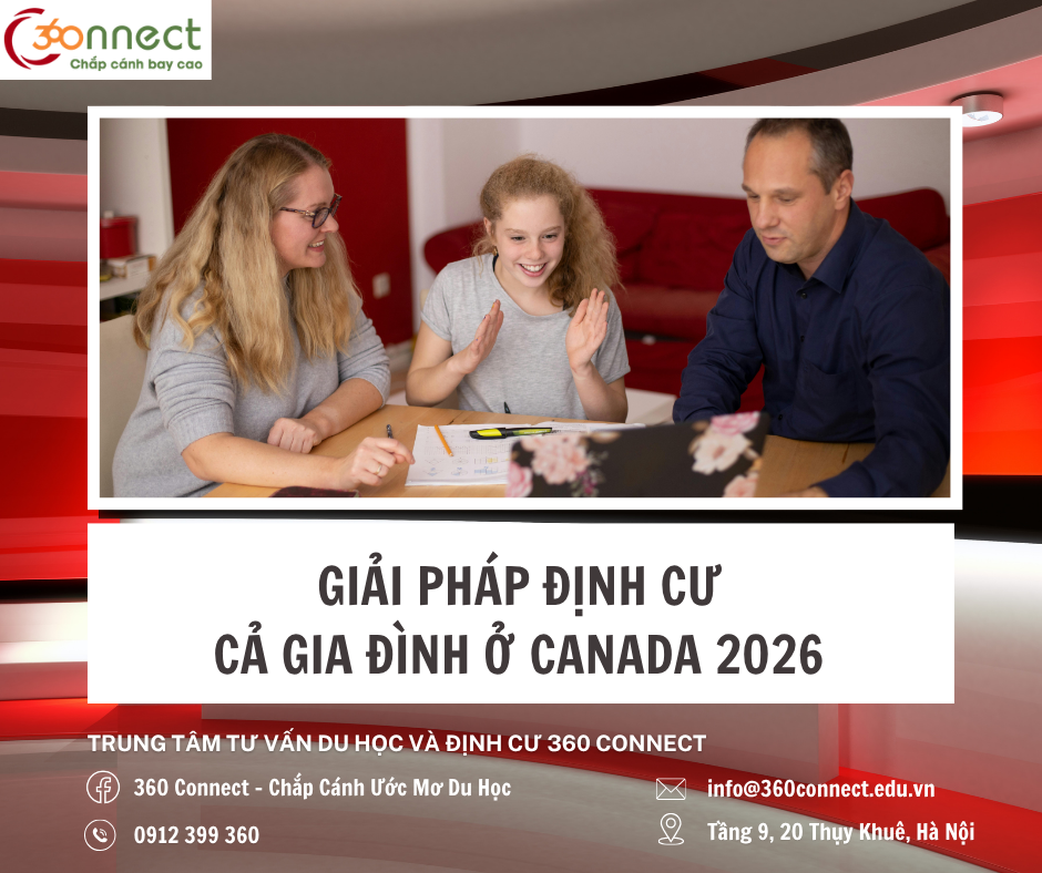 GIẢI PHÁP ĐỊNH CƯ CẢ GIA ĐÌNH Ở CANADA 2026