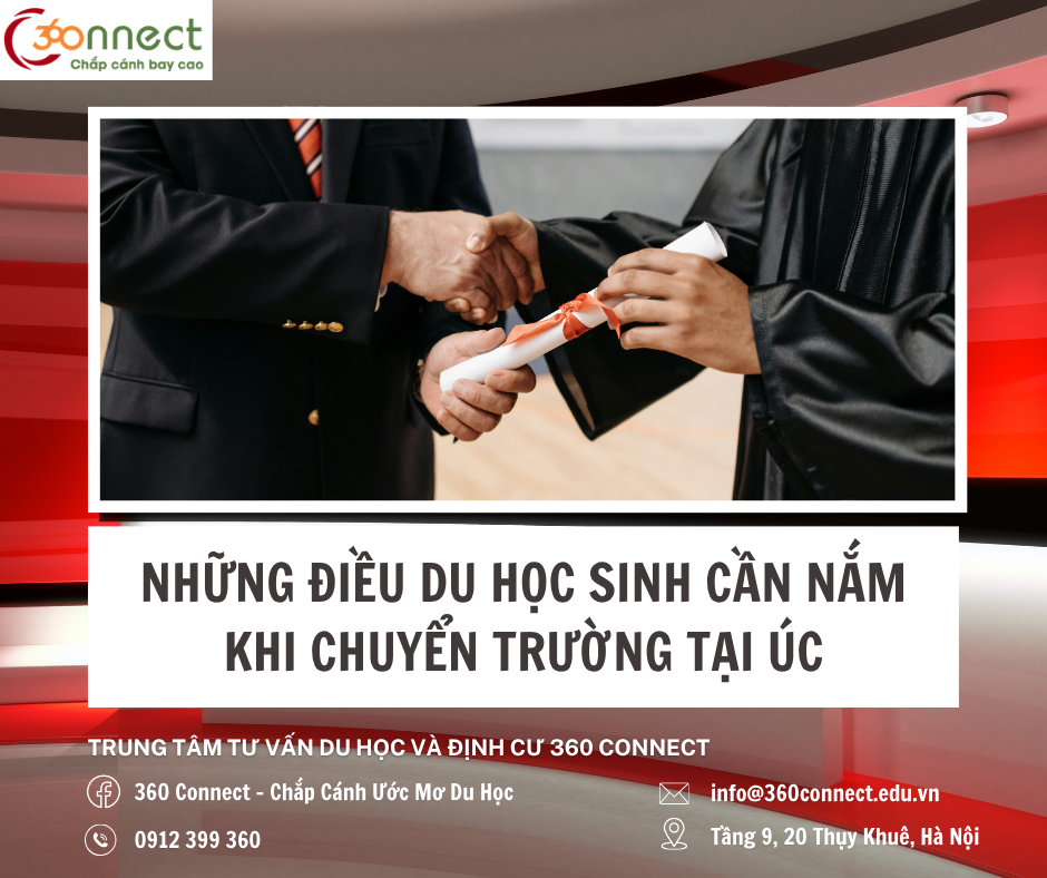 NHỮNG ĐIỀU DU HỌC SINH CẦN NẮM KHI CHUYỂN TRƯỜNG TẠI ÚC