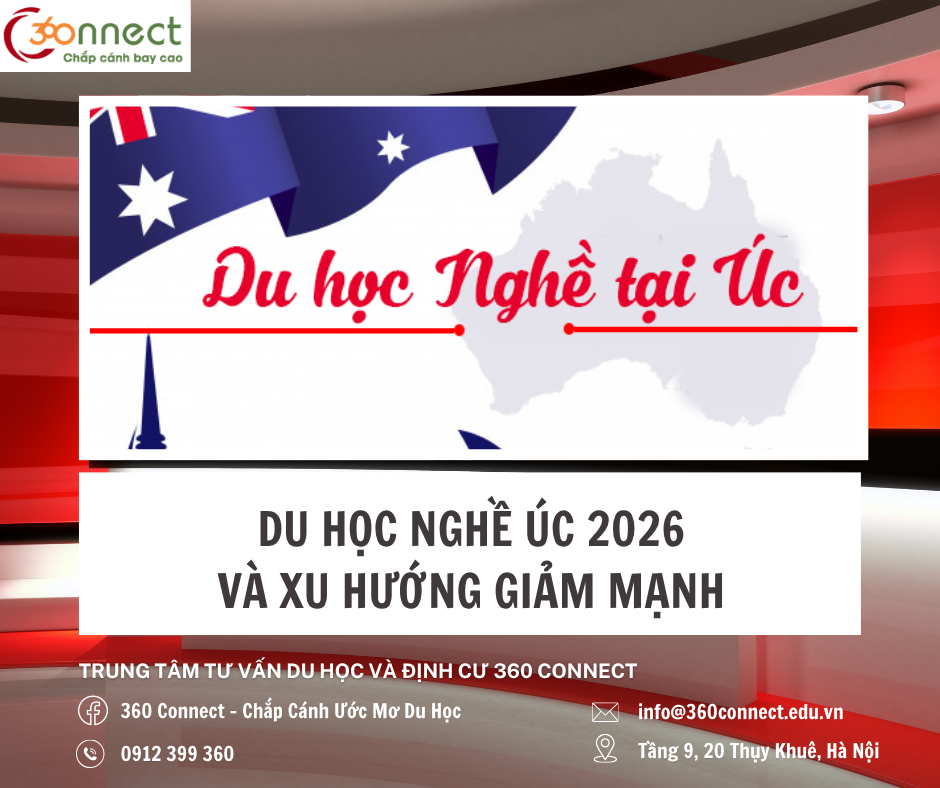 DU HỌC NGHỀ ÚC 2026 XU HƯỚNG GIẢM MẠNH