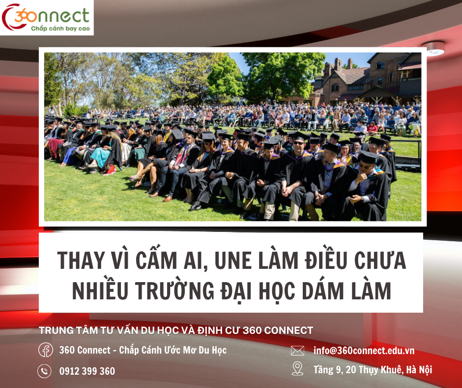 Thay Vì Cấm AI, UNE Làm Điều Chưa Nhiều Trường Đại Học Dám Làm