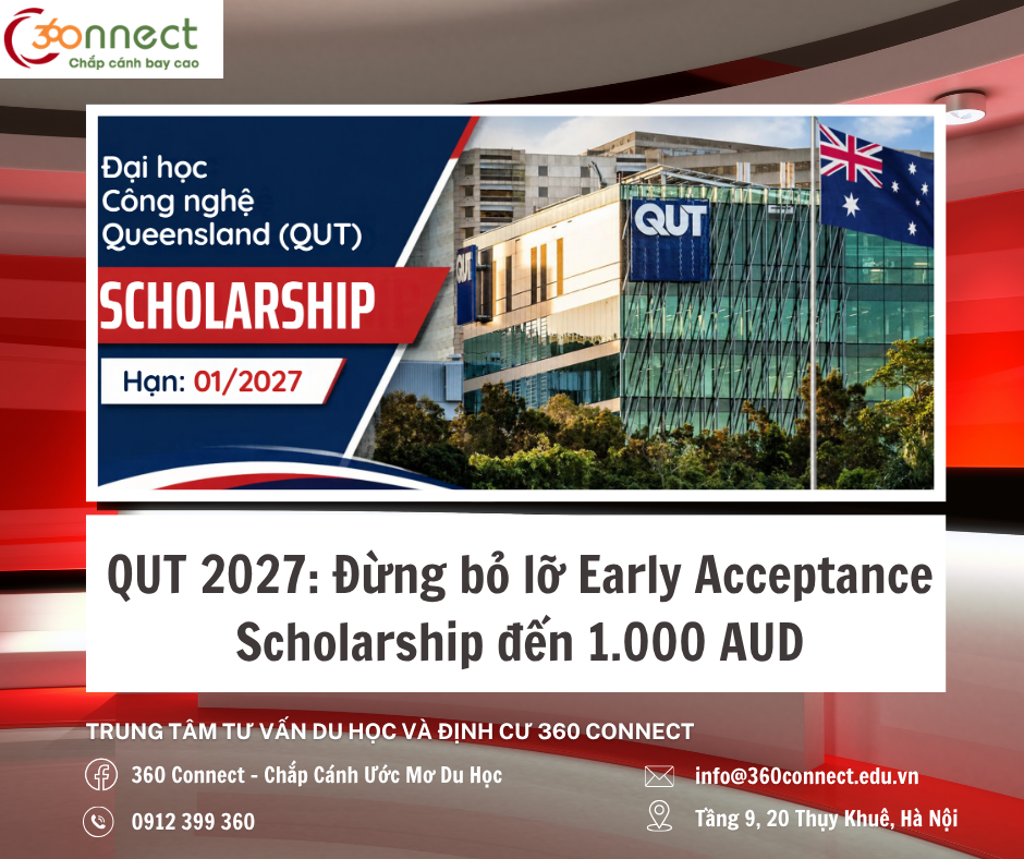 QUT cập nhật thông tin tuyển sinh 2027 tại Việt Nam